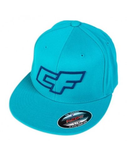CrazyFly Logo Hat Grey/Brown/Blue